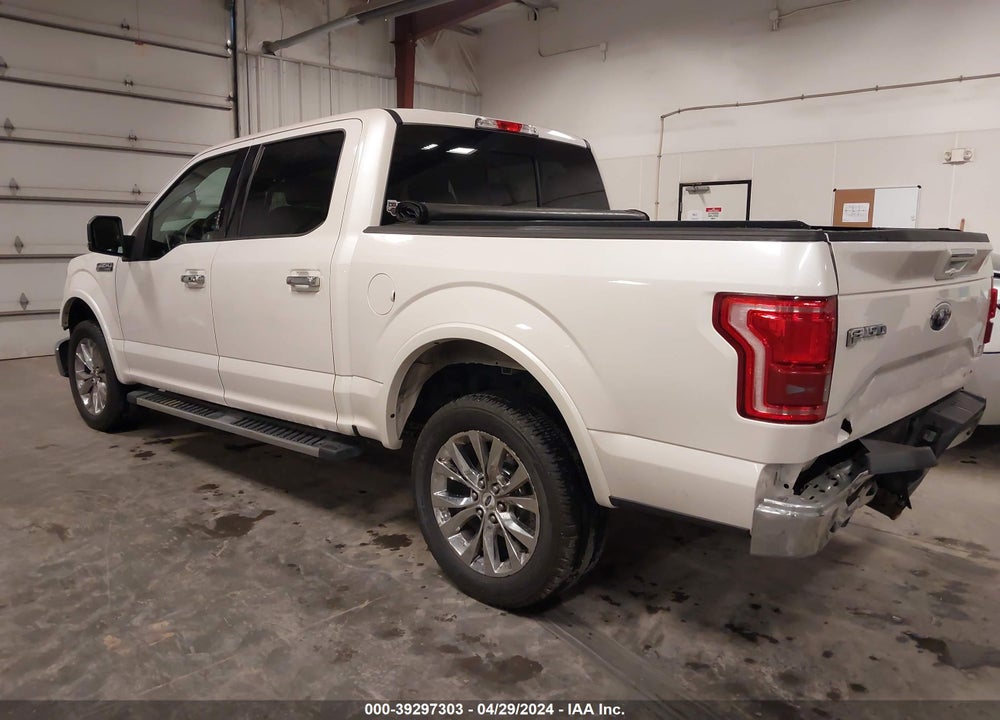 2016 FORD F-150 LARIAT VIN: 1FTEW1EF0GKE44551