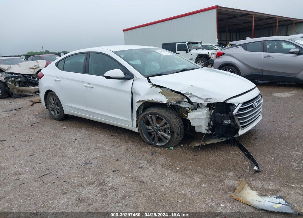2018 HYUNDAI ELANTRA SEL VIN: 5NPD84LF8JH294334