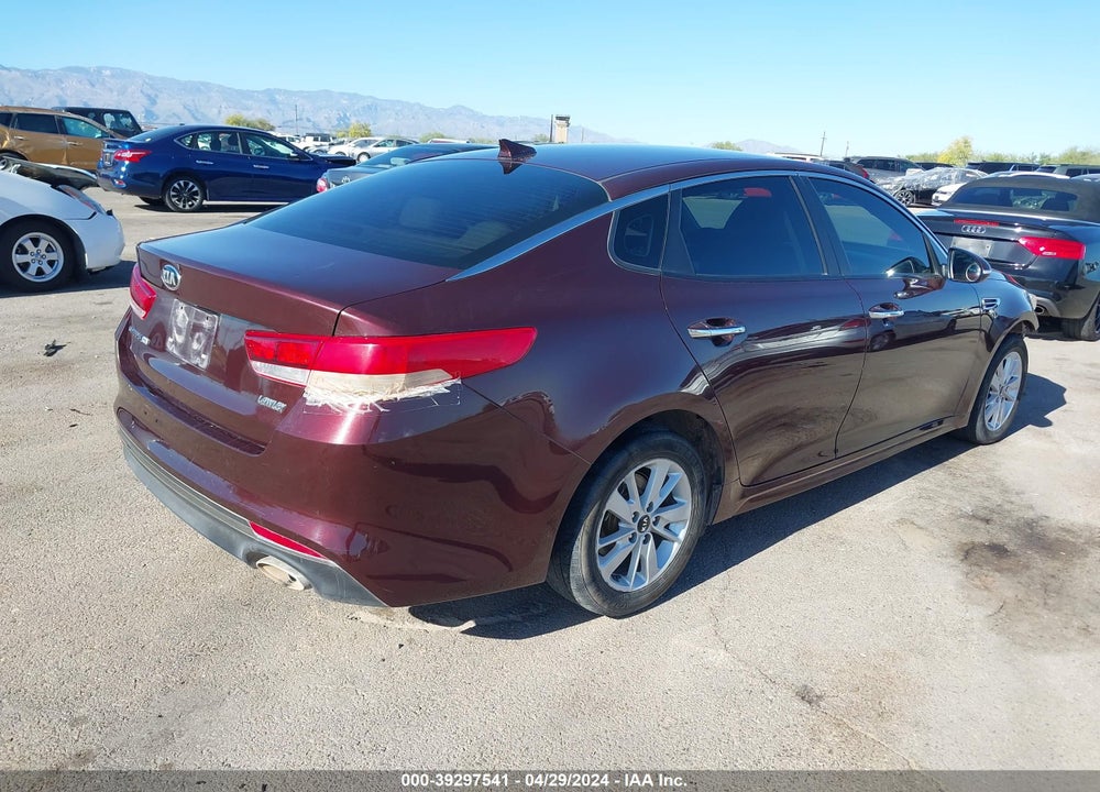 2017 KIA OPTIMA LX VIN: 5XXGT4L32HG168607