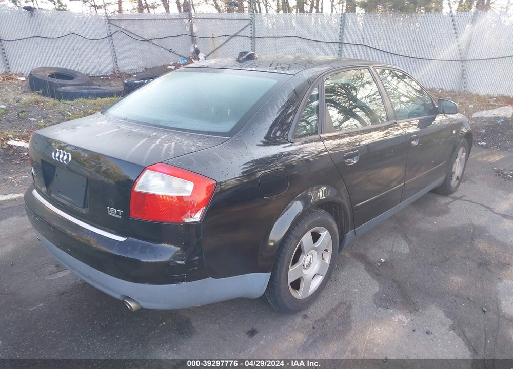 2004 AUDI A4 1.8T VIN: WAULC68E84A073170