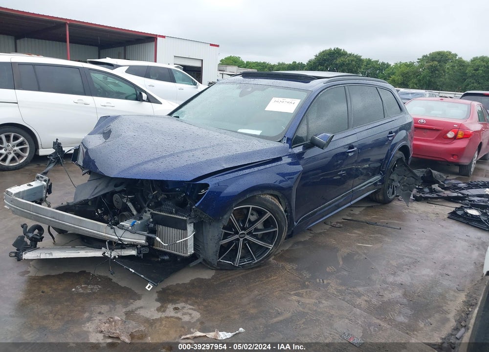 2022 AUDI Q7 PREMIUM PLUS 55 TFSI QUATTRO TIPTRONIC VIN: WA1LXBF77ND008857