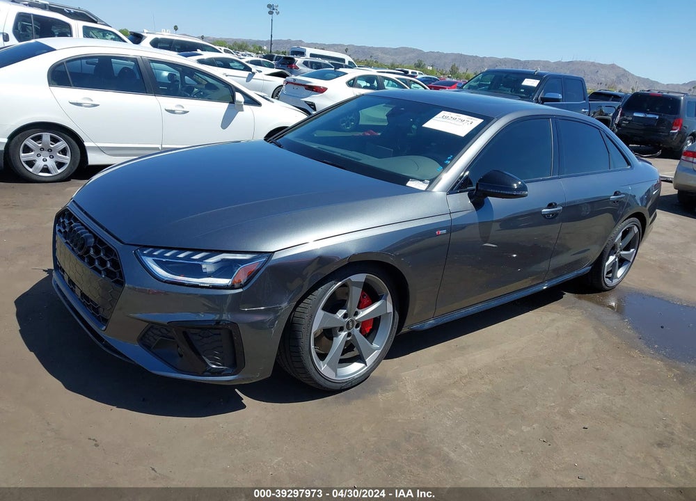 2024 AUDI A4 PREMIUM PLUS 45 TFSI S LINE QUATTRO S TRONIC VIN: WAUEAAF43RN000543