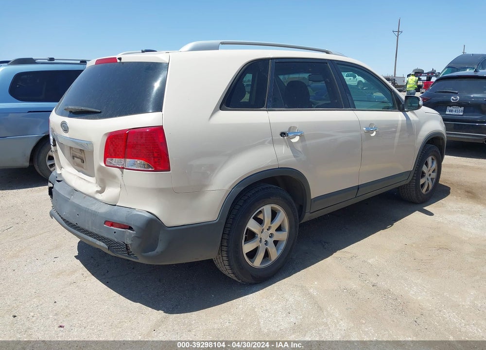 2011 KIA SORENTO LX VIN: 5XYKT3A14BG078626