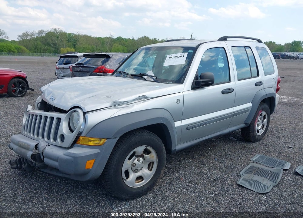 2006 JEEP LIBERTY SPORT VIN: 1J4GL48KX6W133402