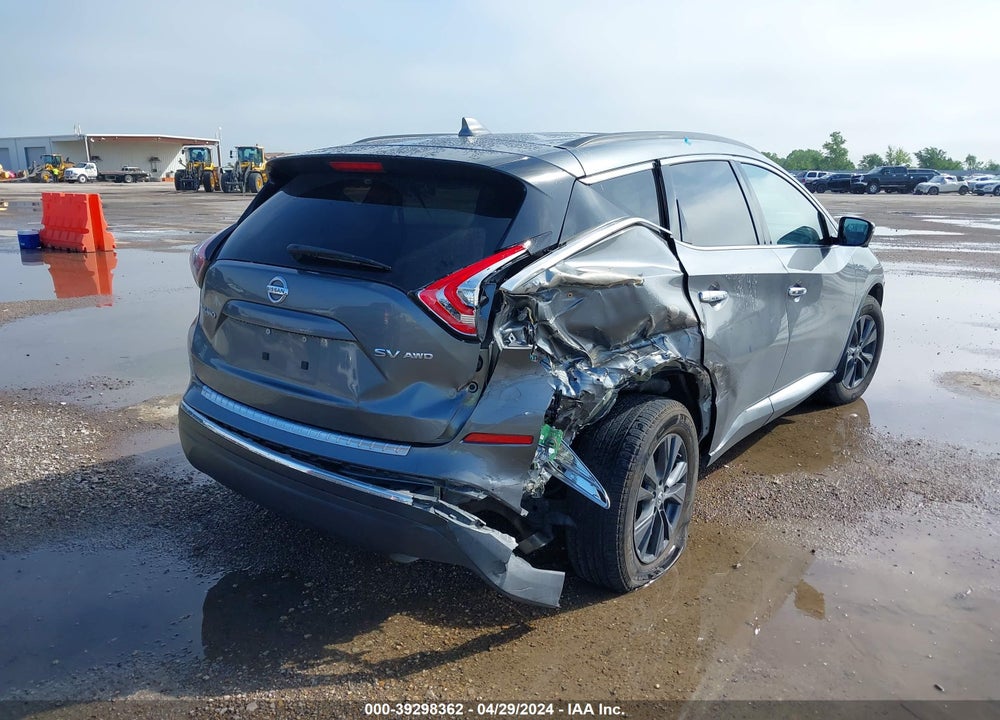 2018 NISSAN MURANO SV VIN: 5N1AZ2MH6JN171745