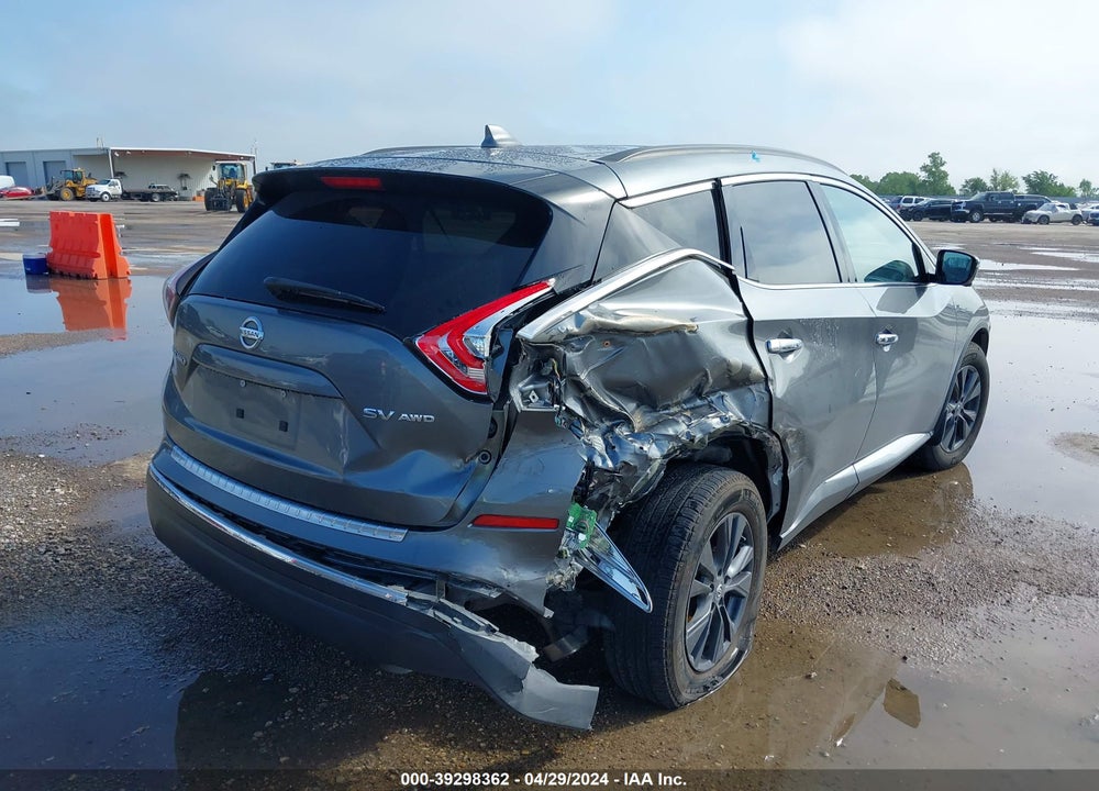 2018 NISSAN MURANO SV VIN: 5N1AZ2MH6JN171745