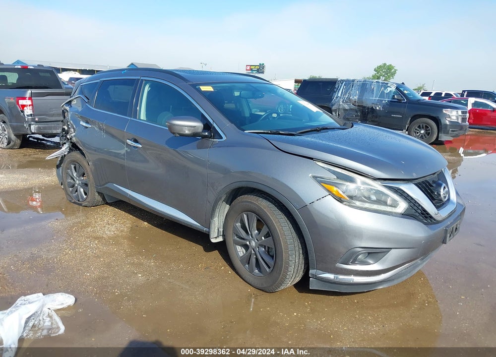 2018 NISSAN MURANO SV VIN: 5N1AZ2MH6JN171745