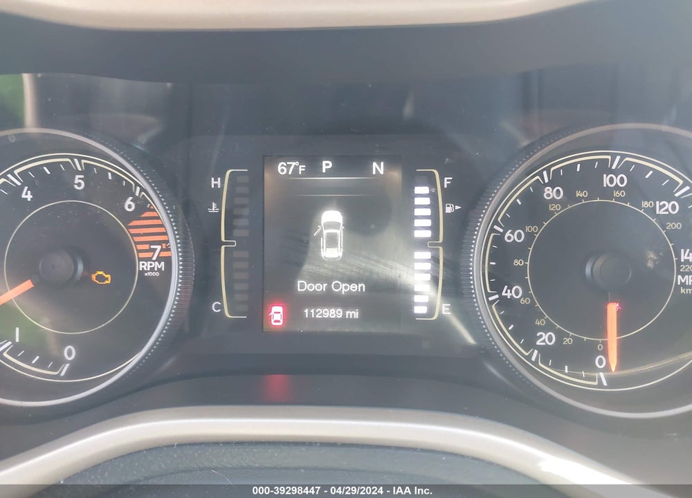 2017 JEEP CHEROKEE LATITUDE FWD VIN: 1C4PJLCBXHW650845