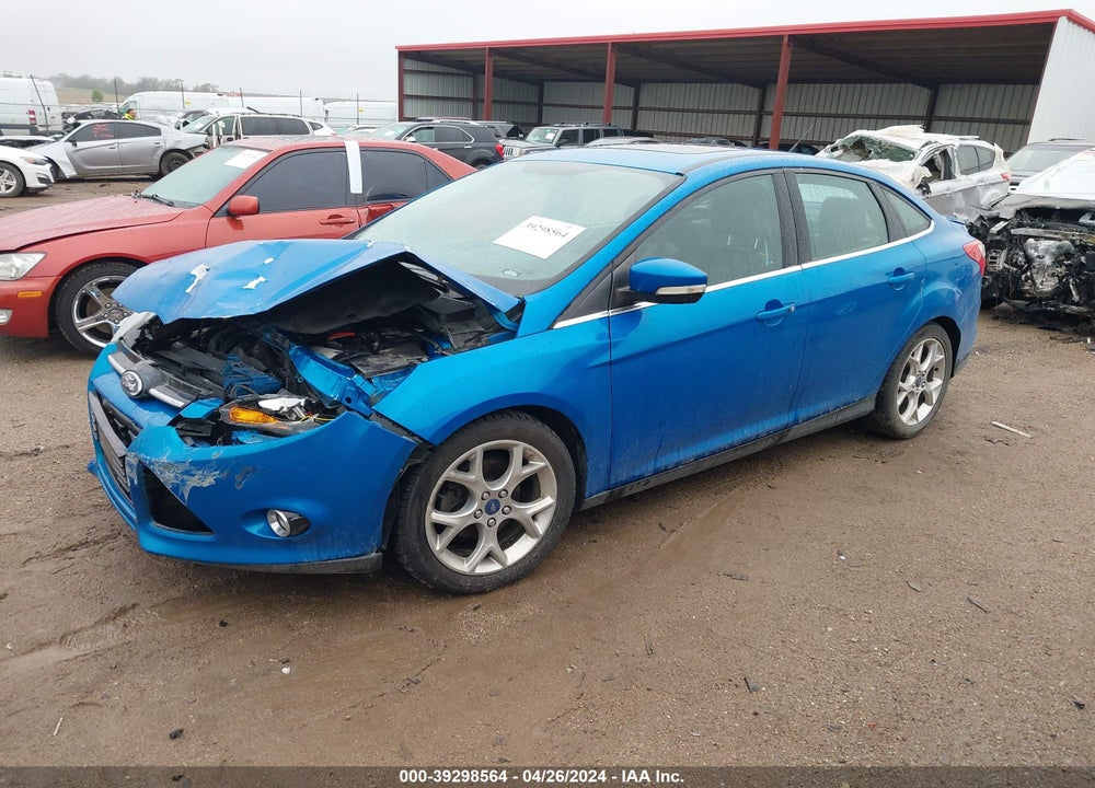 2014 FORD FOCUS TITANIUM VIN: 1FADP3J29EL169430