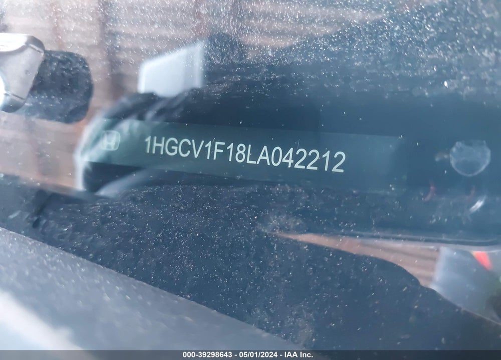 2020 HONDA ACCORD LX VIN: 1HGCV1F18LA042212