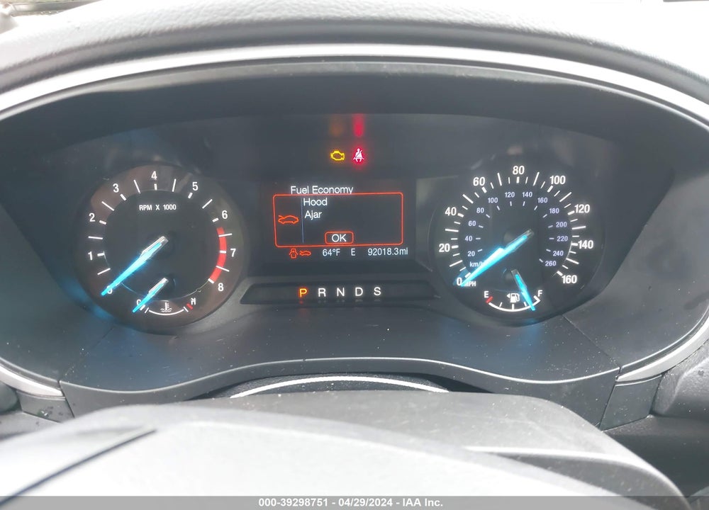 2016 FORD FUSION SE VIN: 3FA6P0HD5GR361740