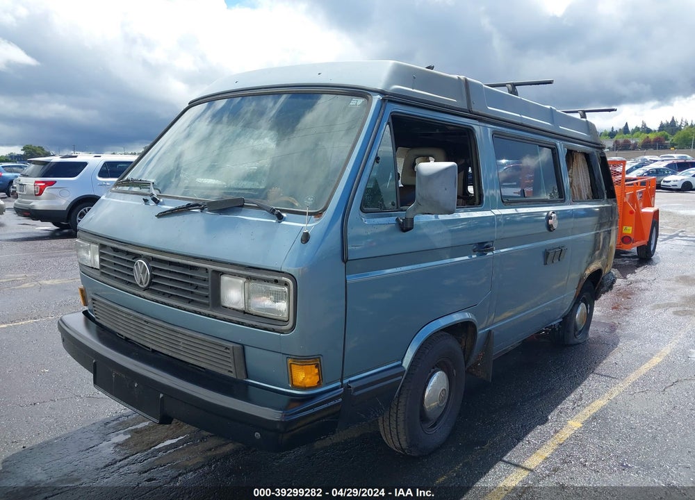1989 VOLKSWAGEN VANAGON CAMPMOBILE VIN: WV2ZB0254KH015083
