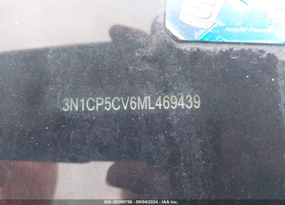 2021 NISSAN KICKS SV XTRONIC CVT VIN: 3N1CP5CV6ML469439