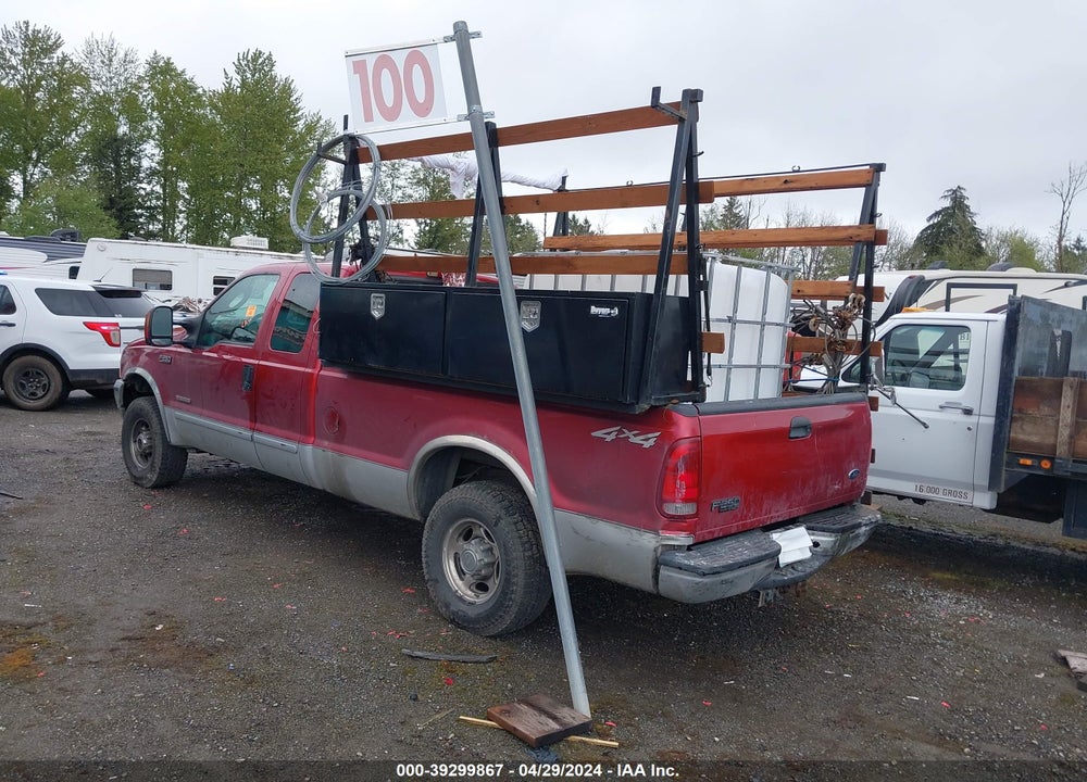 2003 FORD F-250 LARIAT/XL/XLT VIN: 1FTNX21P83EC64423