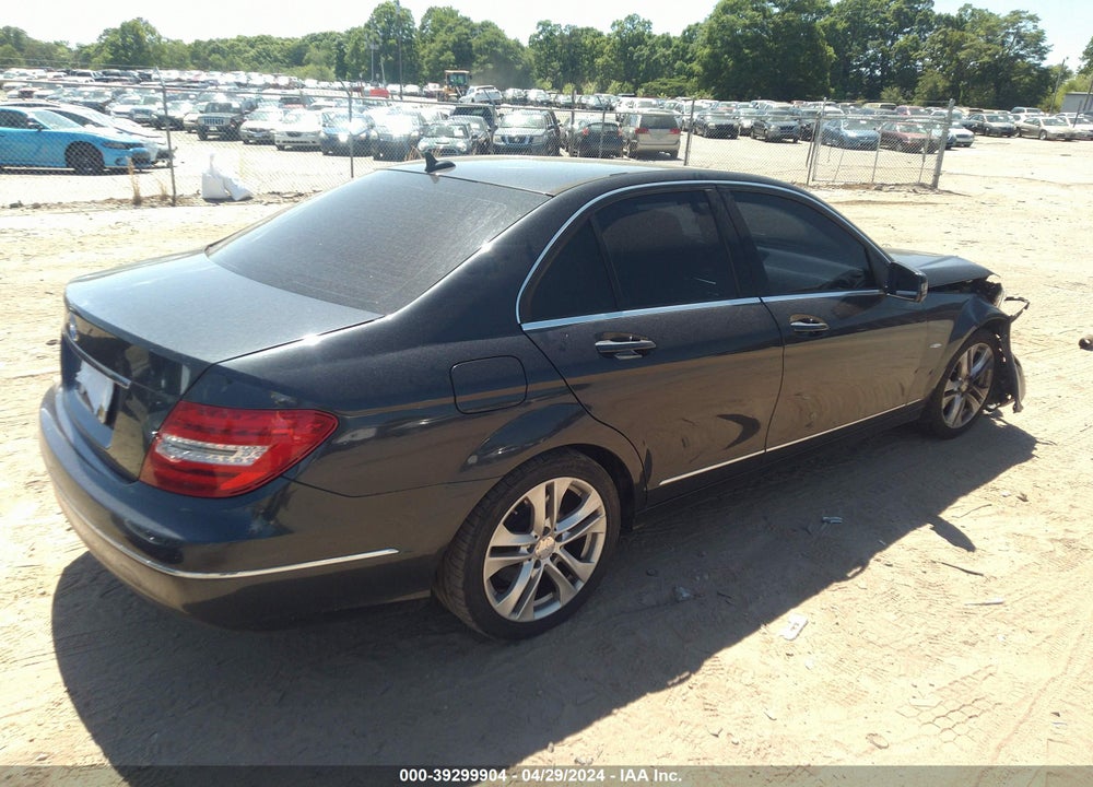 2012 MERCEDES-BENZ C 250 LUXURY/SPORT VIN: WDDGF4HB0CA627800