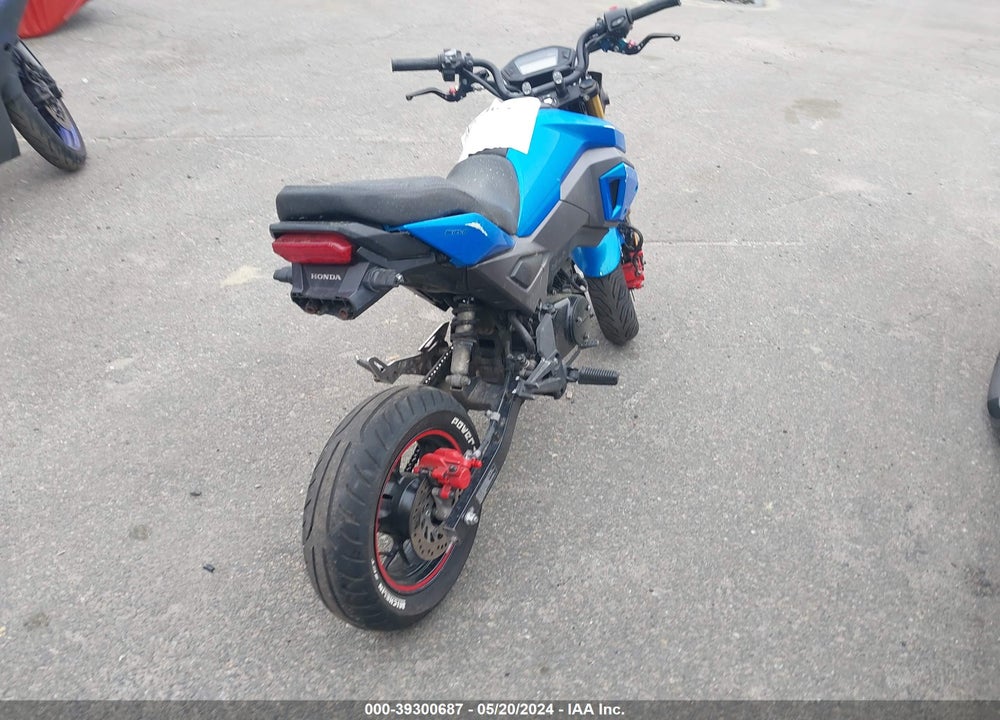 2018 HONDA GROM 125 VIN: MLHJC7551J5001278