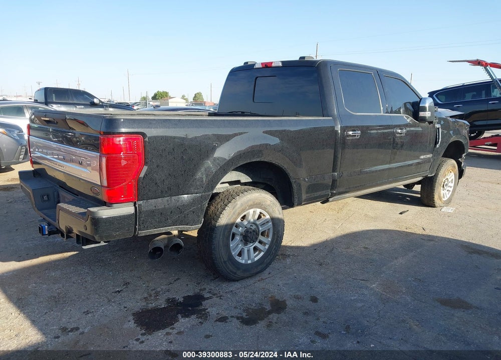 2020 FORD F-250 PLATINUM VIN: 1FT8W2BT1LEC70253