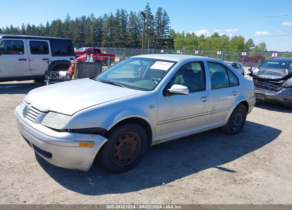 2002 VOLKSWAGEN JETTA GLS VIN: 3VWSB69M72M096847