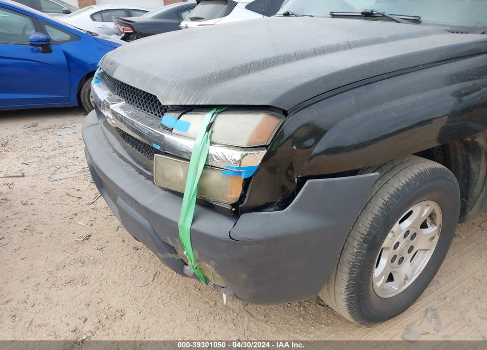 2002 CHEVROLET AVALANCHE 1500 VIN: 3GNEK13T32G170158