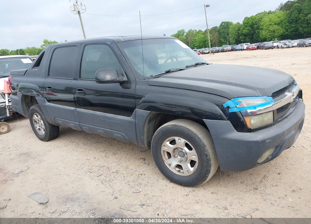2002 CHEVROLET AVALANCHE 1500 VIN: 3GNEK13T32G170158