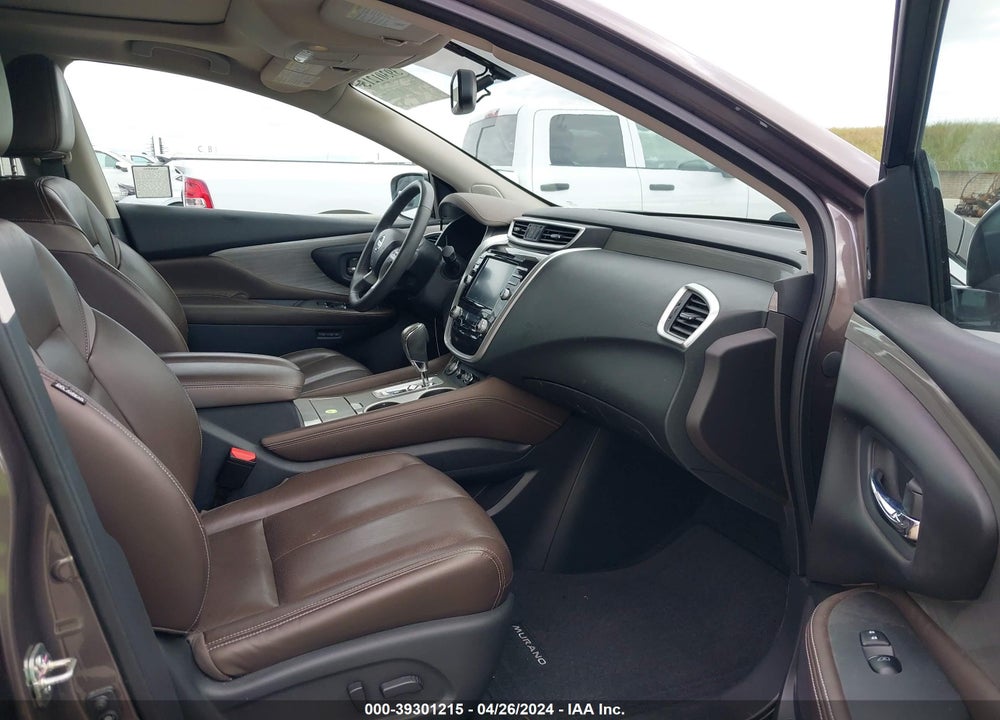 2016 NISSAN MURANO PLATINUM VIN: 5N1AZ2MH9GN160182