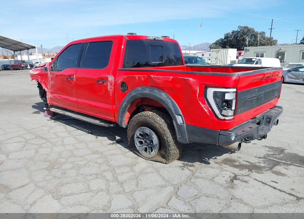 2023 FORD F-150 RAPTOR VIN: 1FTFW1RG5PFC60321