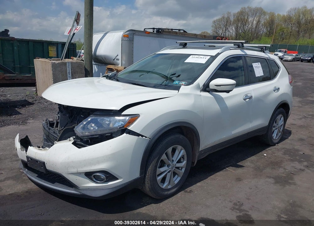 2016 NISSAN ROGUE SV VIN: 5N1AT2MV8GC889695