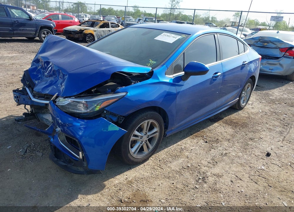 2017 CHEVROLET CRUZE LT AUTO VIN: 1G1BE5SM5H7263295