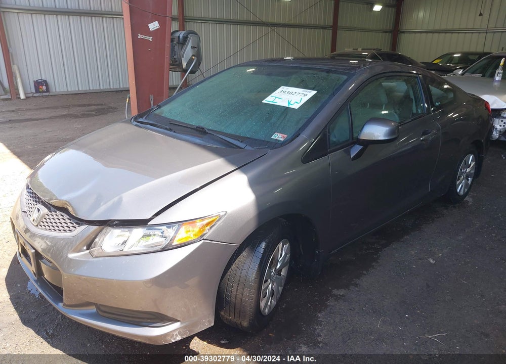 2012 HONDA CIVIC LX VIN: 2HGFG3B51CH567593