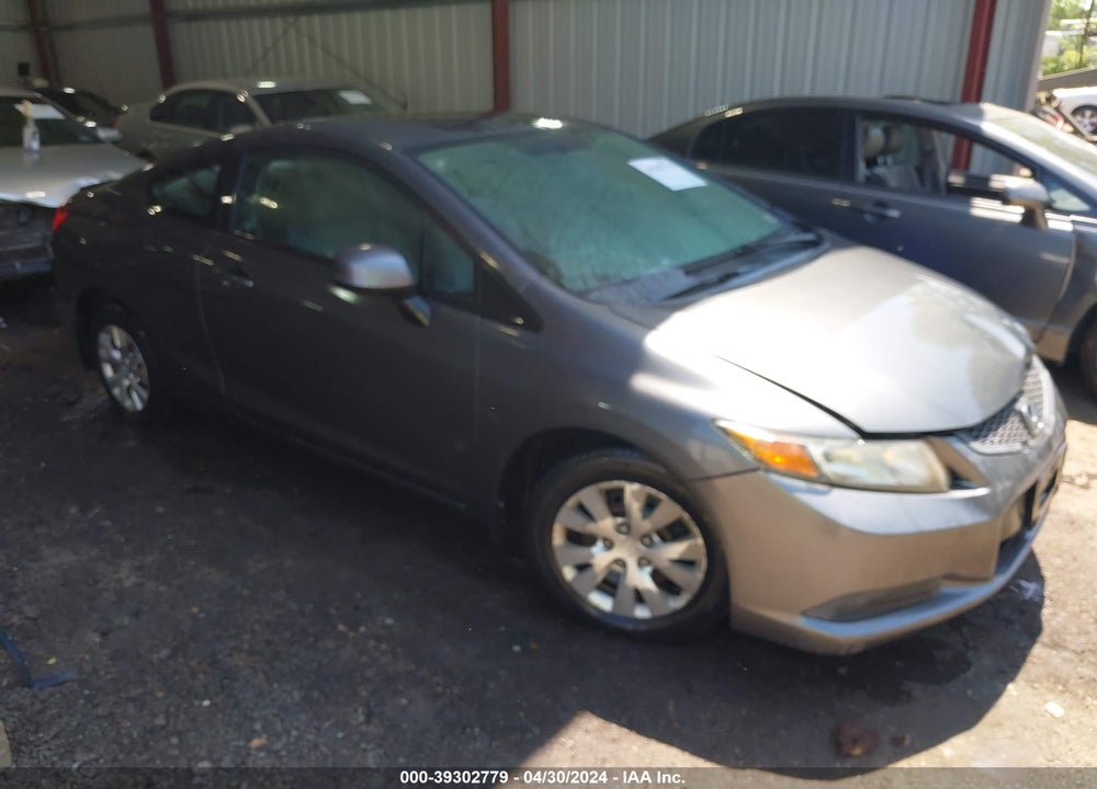 2012 HONDA CIVIC LX VIN: 2HGFG3B51CH567593