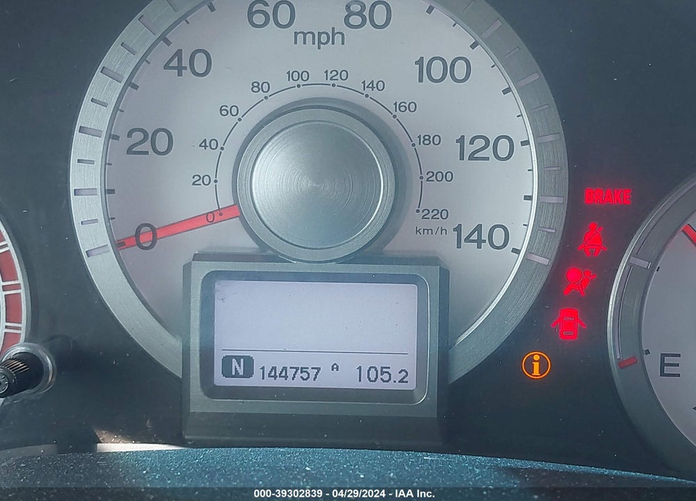 2011 HONDA PILOT EX-L VIN: 5FNYF3H72BB055588