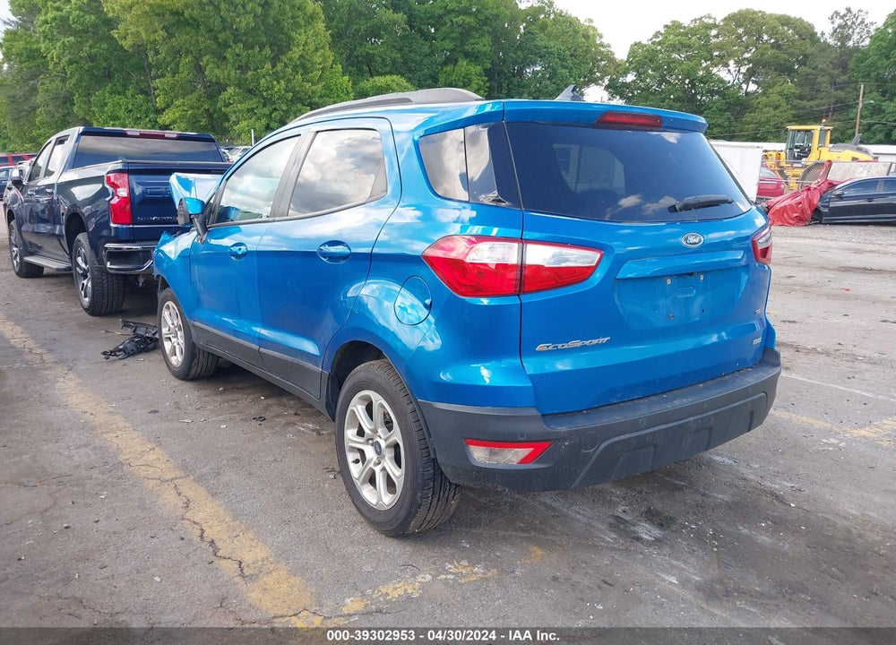 2018 FORD ECOSPORT SE VIN: MAJ3P1TE2JC200129
