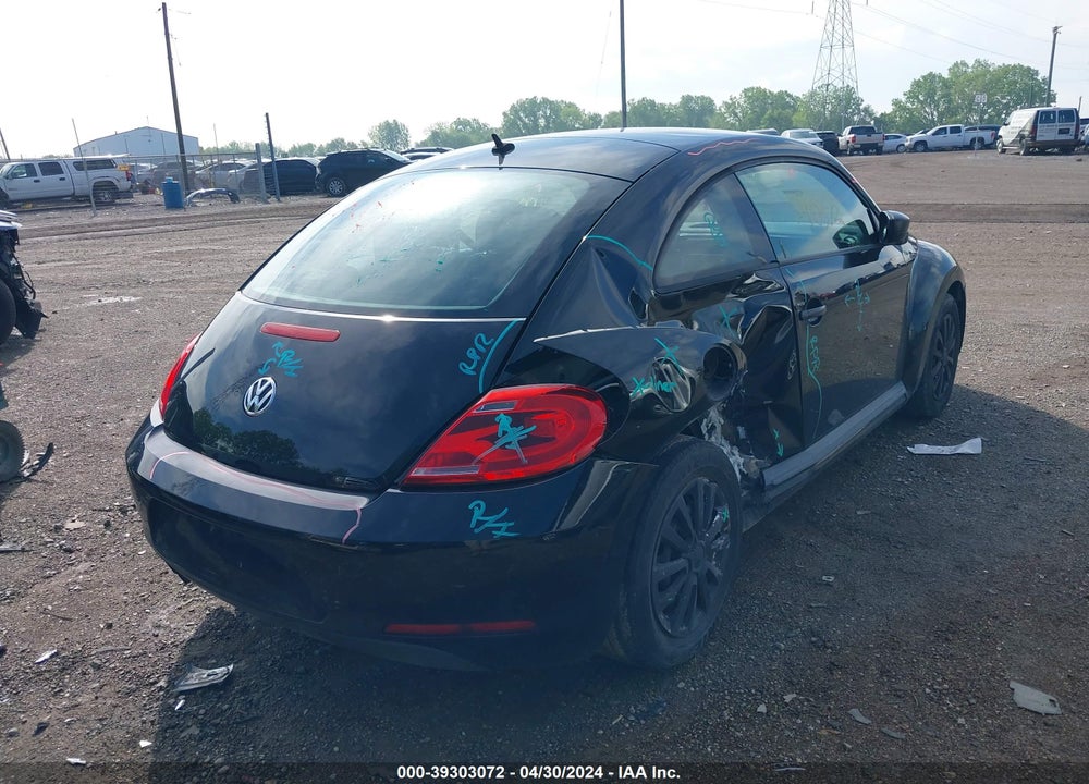2012 VOLKSWAGEN BEETLE ENTRY VIN: 3VWFP7AT9CM616186