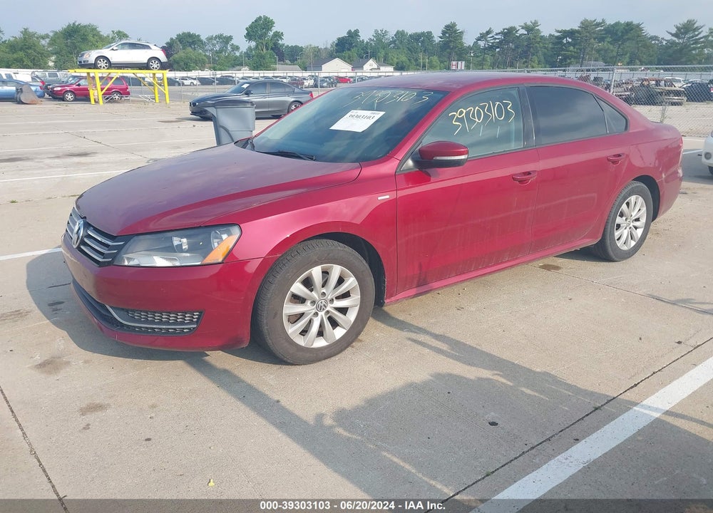 2015 VOLKSWAGEN PASSAT 1.8T WOLFSBURG EDITION VIN: 1VWAT7A38FC049710