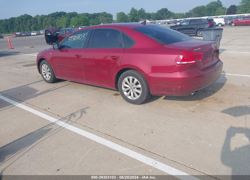 2015 VOLKSWAGEN PASSAT 1.8T WOLFSBURG EDITION VIN: 1VWAT7A38FC049710