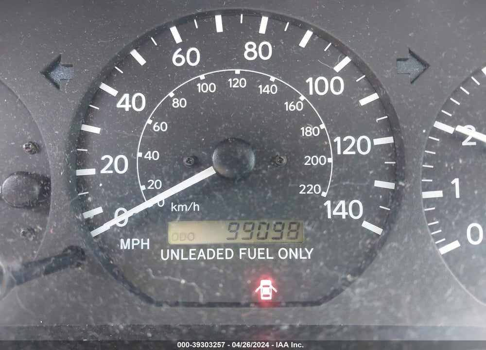 1998 TOYOTA CAMRY XLE V6 VIN: 4T1BF28K1WU068779