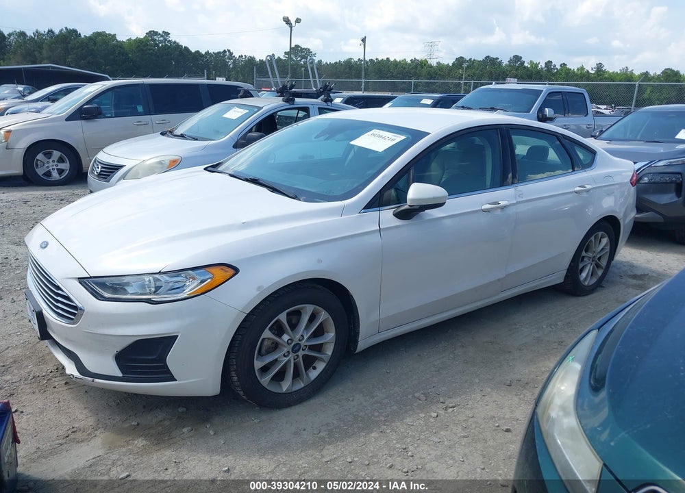 2019 FORD FUSION SE VIN: 3FA6P0HD1KR280954