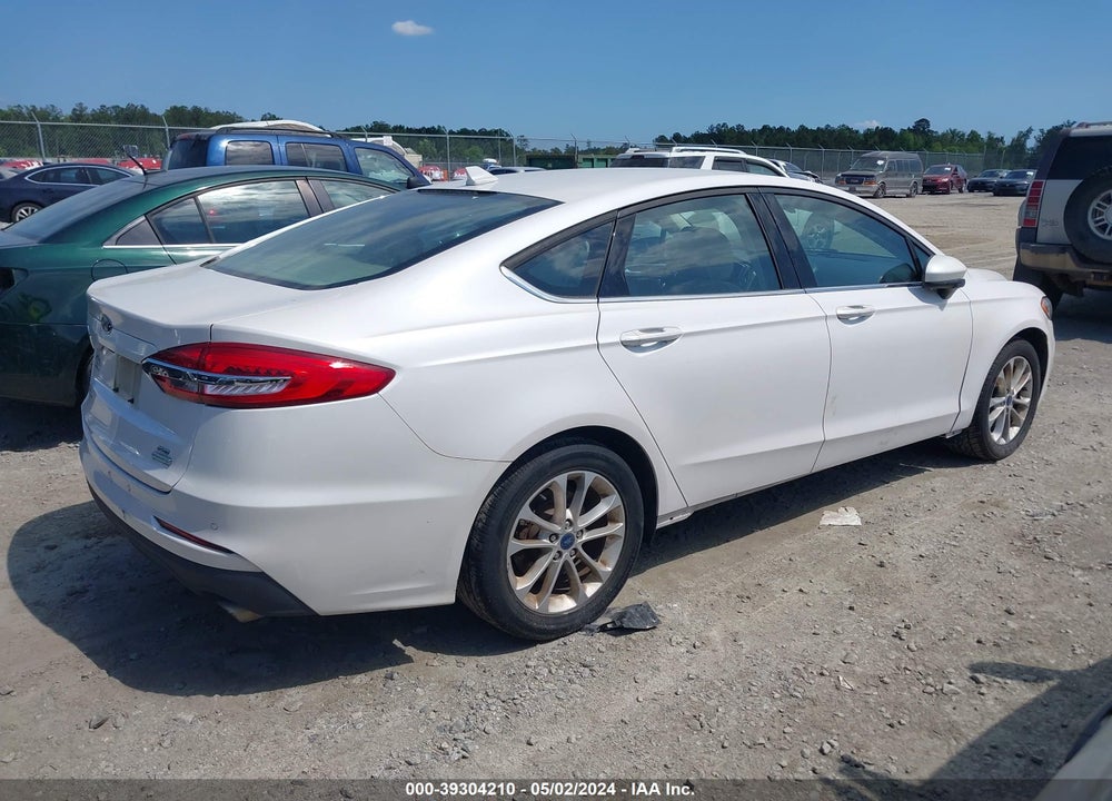 2019 FORD FUSION SE VIN: 3FA6P0HD1KR280954