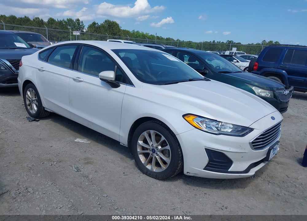 2019 FORD FUSION SE VIN: 3FA6P0HD1KR280954