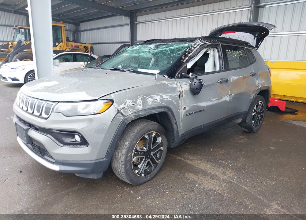 2022 JEEP COMPASS LIMITED 4X4 VIN: 3C4NJDCB4NT209694