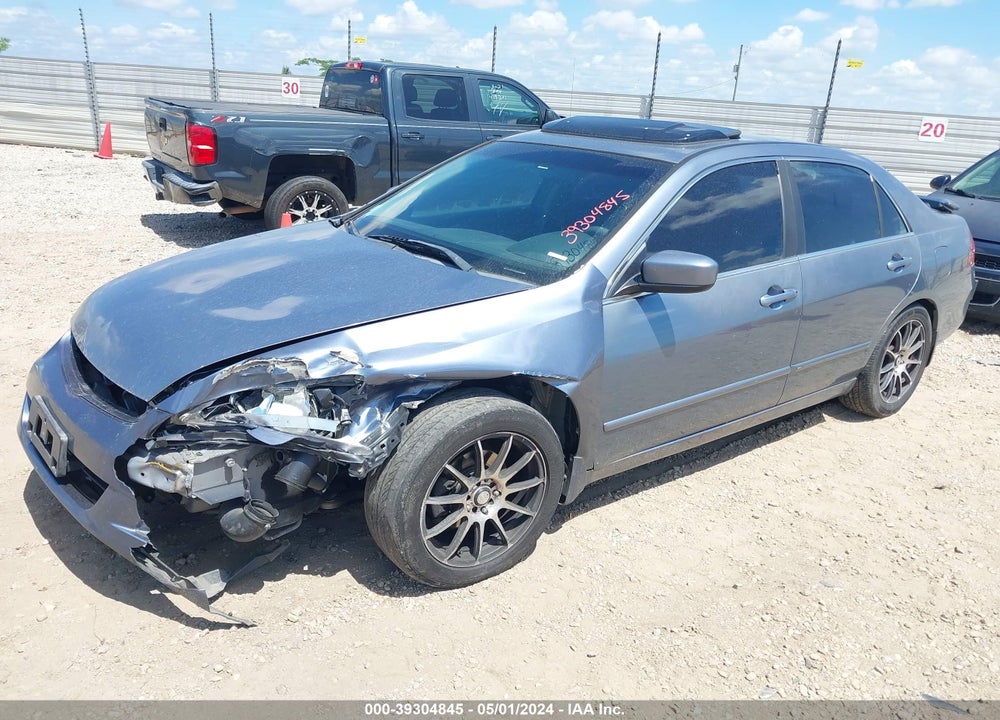 2007 HONDA ACCORD 3.0 EX VIN: 1HGCM66527A075974
