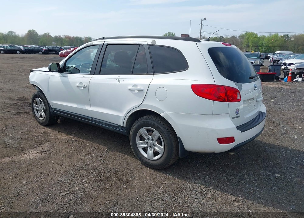2009 HYUNDAI SANTA FE GLS VIN: 5NMSG13D29H258283