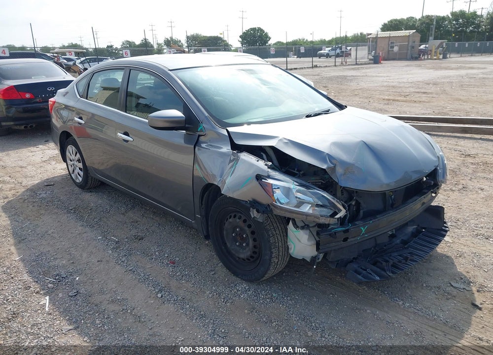 2017 NISSAN SENTRA S VIN: 3N1AB7AP1HY325070