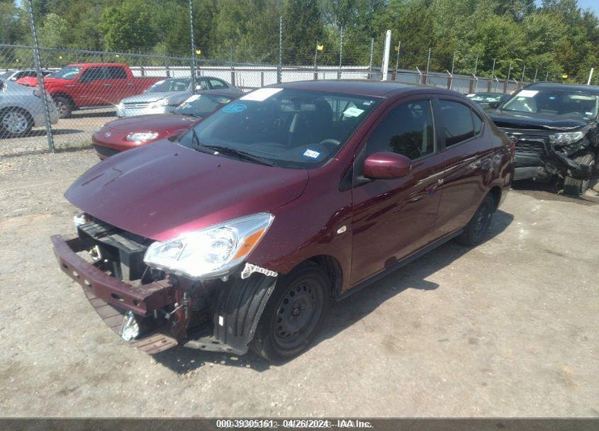 2019 MITSUBISHI MIRAGE G4 ES VIN: ML32F3FJXKHF15266