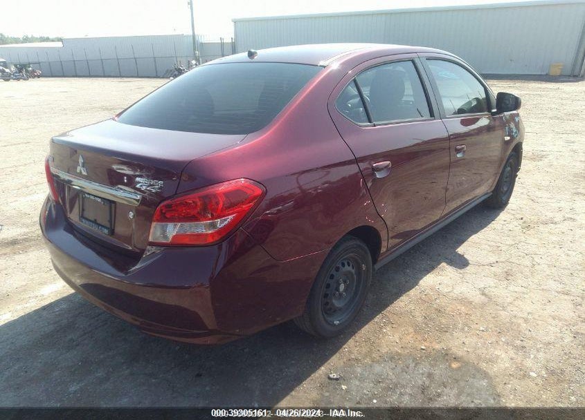 2019 MITSUBISHI MIRAGE G4 ES VIN: ML32F3FJXKHF15266