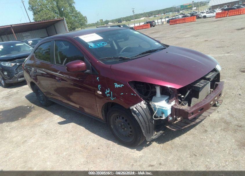 2019 MITSUBISHI MIRAGE G4 ES VIN: ML32F3FJXKHF15266