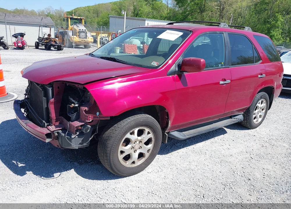 2002 ACURA MDX VIN: 2HNYD18602H515093
