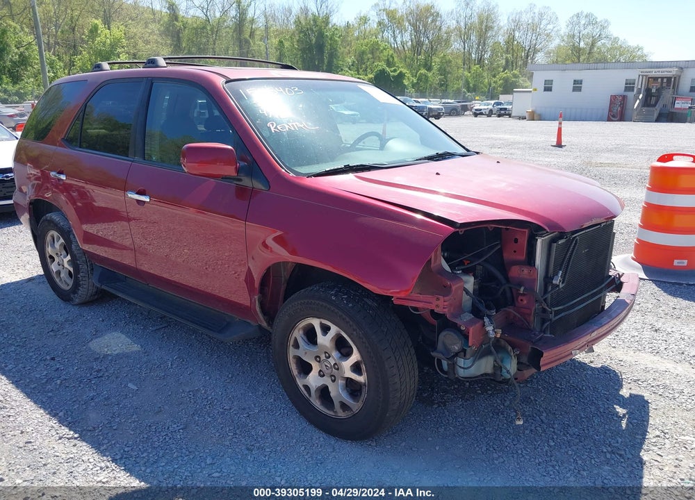 2002 ACURA MDX VIN: 2HNYD18602H515093