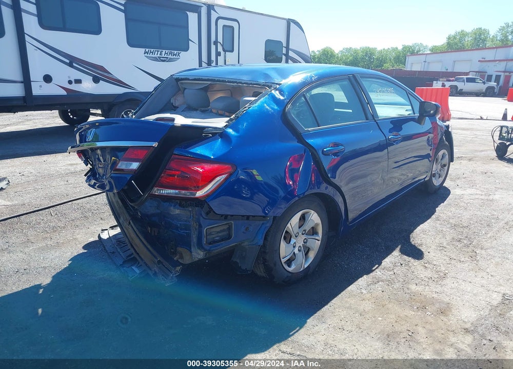 2015 HONDA CIVIC LX VIN: 19XFB2F56FE030901