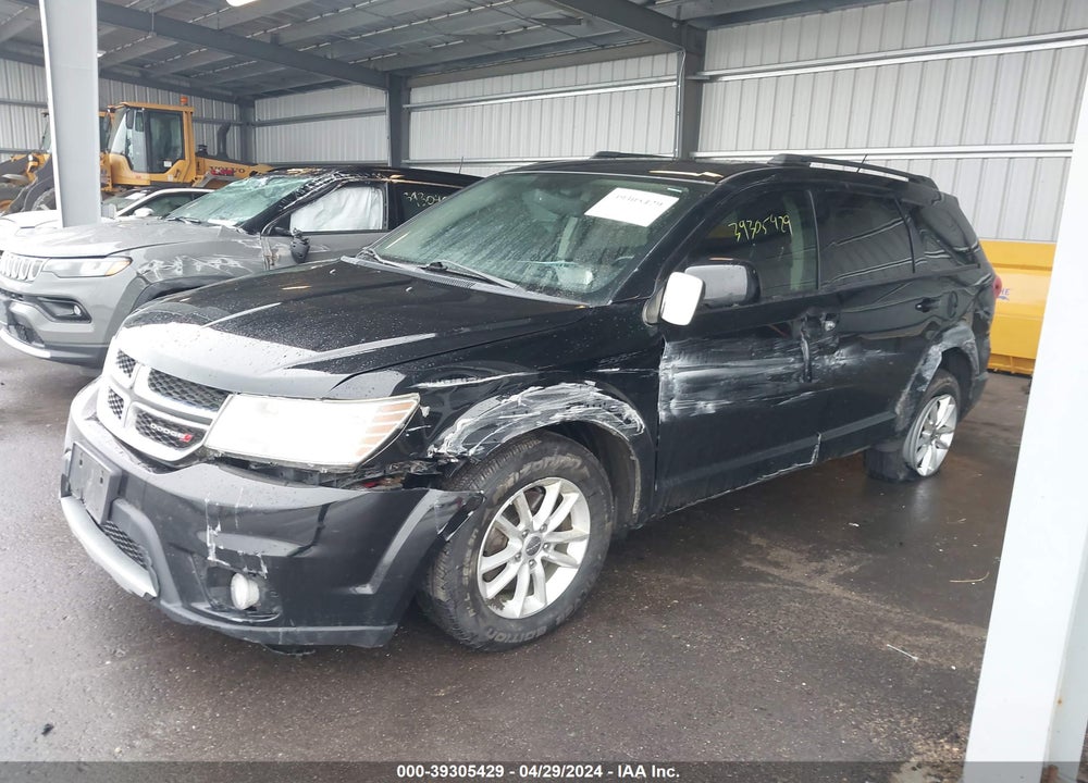 2015 DODGE JOURNEY SXT VIN: 3C4PDDBG9FT721191